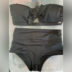 Victoria's Secret Black Bikini Set (M but sized SMALL)